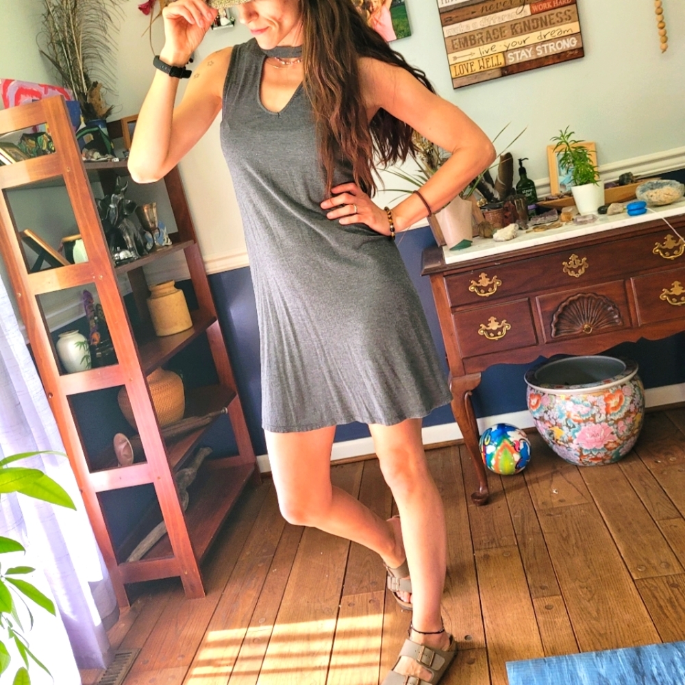 Gray dress